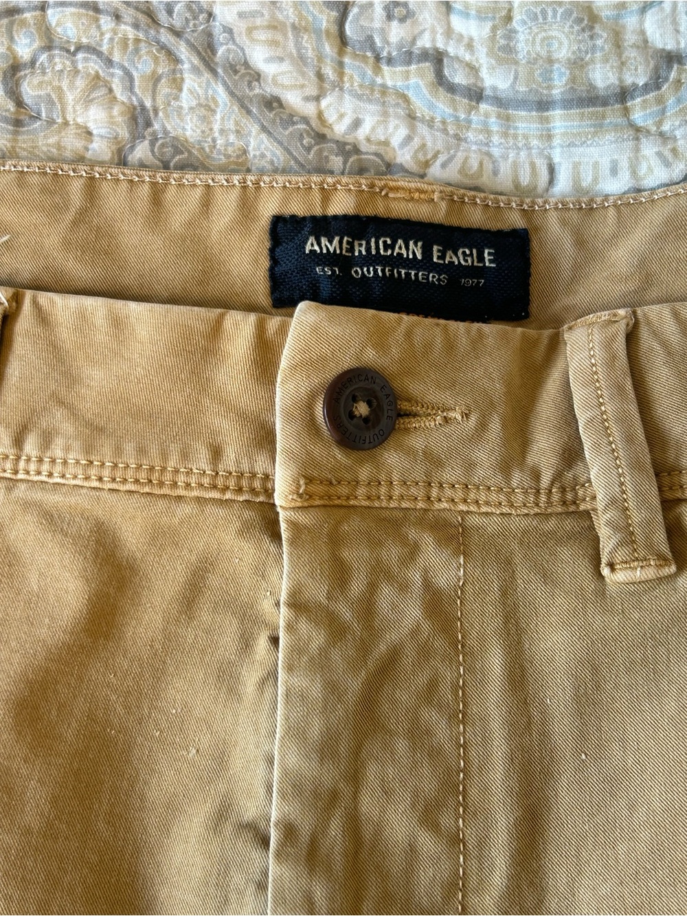 American Eagle Outfitters Men's Khaki/Tan Chino Pants 36x32